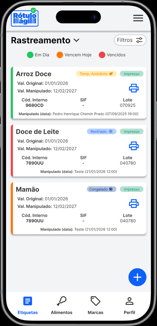 Etiqueta Ágil — App de Rastreamento e Etiquetas